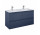 Skrinka podumývadlová Elita Split, 120cm, 3 zásuvky, navy blue matnéný