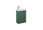 Set Závěsná skrinkaka z umywalką Elita Spring, 45cm, 1 dvierka, forest green matnéný