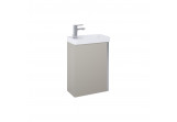 Set Závěsná skrinkaka z umywalką Elita Spring, 45cm, 1 dvierka, fume matnéný