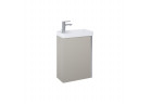 Set Závěsná skrinkaka z umywalką Elita Spring, 45cm, 1 dvierka, fume matnéný