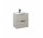 Set skrinka s umyvadlom Elita Street Plus, 50cm, 2 szuflady, fume matnéný