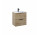 Set skrinka s umyvadlom Elita Street Plus, 50cm, 2 szuflady, dub canela
