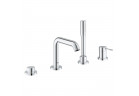 Vaňová batéria 4-otvorová Grohe Essence Professional, 2 výstupy vody, so sprchovým systemom, chróm