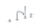 Batéria sprchová Grohe Essence Professional, podomietková, 3 výstupy vody, chróm
