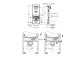 Modul podmietkowý do wc Grohe Rapid SL 3w1 + wsporniki