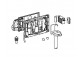 Modul Geberit DuoFresh z automatycznym uruchamianiem i pojemnikiem na wkład Geberit DuoFresh, do spłuczki podomietkovej Sigma 12 cm