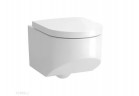 Závesné wc wc Laufen Sonar, 54x37cm, bezkołnierzowa, zaoblená, biela, szkliwienie LCC