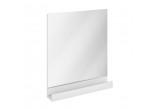 Zrkadlo proste Ravak 10° 550, s policou, biele