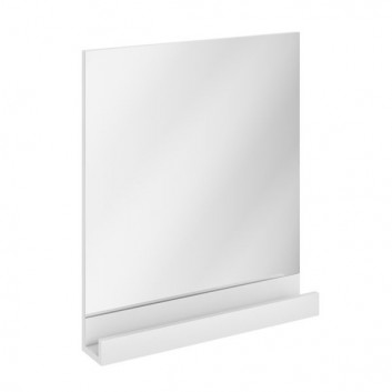 Zrkadlo proste Ravak 10° 550, s policou, biele