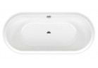 Vaňa voľne stojaca Kaldewai Meisterstück Classic Duo Oval, 180x80cm, biela