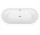 Vaňa voľne stojaca Kaldewai Meisterstück Classic Duo Oval, 180x80cm, biela