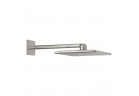 Horná sprcha s ramenom nastenným 430 mm Grohe Rainshower SmartActive, priemer 310 mm Cube - nerez