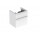 Závěsná skrinkaka podumývadlová Geberit Smyle Square 60 cm, s dvoma zásuvkami - biely lesklá