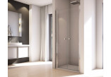 Štvorcový sprchovací kút 90 cm z rozsuwanymi drzwiami Ronal Pur Light S, lesklá- sanitbuy.pl