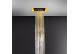 Objímku wykończeniowa Gessi Afilo do systemu prysznicowego 300x300 mm - Brushed Brass PVD