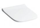 Geberit Smyle Square Klozetové sedátko, upevnenie z góry, wolne opadanie, zachodząca kryt dosky klozetove, slim design