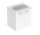 Geberit Selnova Square Súprava szafki pod umywalkę, z jednymi drzwiami, 60x65.2x50.2cm, biely, z umywalką meblową, cienki rant, z prepadom, s otvorom pre batériu