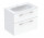 Geberit Selnova Square Súprava szafki pod umywalkę, z dwiema szufladami, 80x65.2x50.2cm, biely, z umywalką meblową, cienki rant, z prepadom, s otvorom pre batériu
