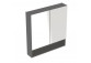 Geberit Selnova Square Zrkadlová skrinka, B58.8cm, H85cm, T17.5cm, z dwojgiem dverí, biely