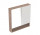 Geberit Selnova Square Zrkadlová skrinka, 78.8x85x17.5cm, z dwojgiem dverí, vlašský orech hickory
