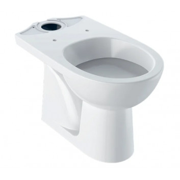 Geberit Selnova Na postavení misa WC do spłuczki nasadzanej, lievikový, B35.6cm, H39cm, T66.5cm, odtok vodorovný, Rimfree