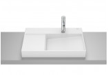 HORIZON Umývadlo na postavenie na dosku VIEW 60x42 cm s otvorom pre batériu CZARNY MAT