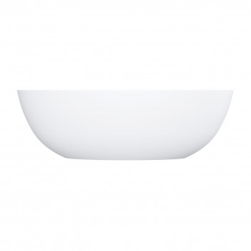 Vaňa voľne stojaca OMNIRES SHELL M+, 160x75 cm, so sifónom - biely lesklá