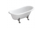 Vaňa voľne stojaca OMNIRES ATENA COMFORT M+, 157 x77 cm - biely lesklá
