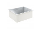Drez oceľový jednokomorowy Grohe K700 bez ociekacza 45x55 cm, brúsená oceľ