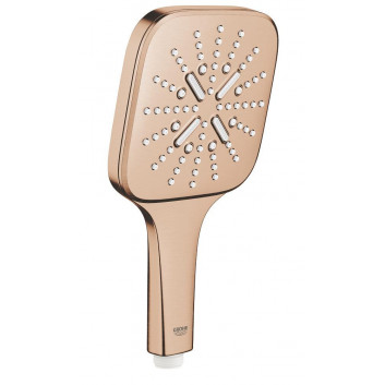 Ručná sprcha Grohe Rainshower Smartactive 130, 3-prúdové, brushed warm sunset