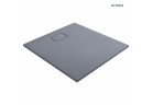 Oltens Bergytan sprchová vanička pravouhlý 100x90 cm RockSurface - šedý beton