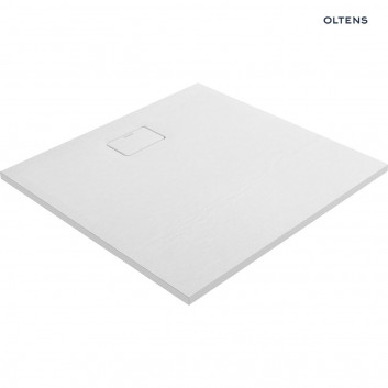 Oltens Bergytan štvorcová sprchová vanička 90x90 cm RockSurface - šedý