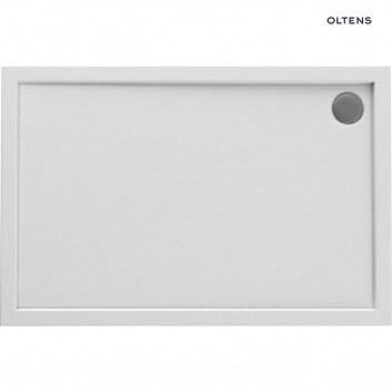 Oltens Superior akrylátová sprchová vanička 100x90 cm pravouhlý - biely