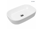 Oltens Jurong umývadlo 54x36 cm na dosku S povrchom SmartClean - biela 
