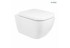 Oltens Vernal misa WC Závěsná PureRim S povrchom SmartClean - biela