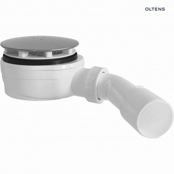 Oltens Pite Turbo Sifón pre sprchové vaničky odtok 90 mm plastikowy - čierna matnéný