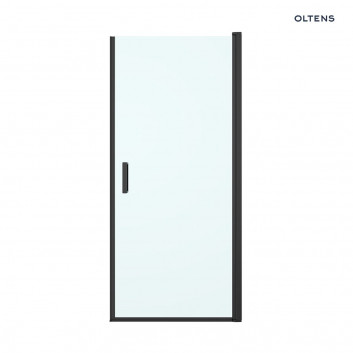Oltens Verdal dverí sprchové 120 cm wnękowe sklo číre - čierna matnéný