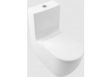 Misa WC lievikový Villeroy & Boch/Subway 3.0 - do WC/kompaktu bez kołnierza wewnętrznego, na postavení, spolu z TwistFlush, Weiss Alpin