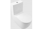 Misa WC lievikový Villeroy & Boch/Subway 3.0 - do WC kompaktu bez kołnierza wewnętrznego, na postavení, spolu z TwistFlush, Weiss Alpin CeramicPlus