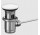 Zamykany odtok Villeroy & Boch, 138 x 255 x 75 mm, Almond CeramicPlus