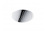 Horná sprcha sprchová Corsan oceľový čierna okrúhla 25 cm
