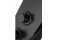 Panel sprchový Corsan Alto čierna z čierne wykończeniem i výtokovým ramenom
