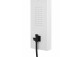 Panel sprchový Corsan Alto biely z čierne wykończeniem osvetelním LED i výtokovým ramenom