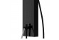 Panel sprchový Corsan Samsara čierna s termostatom i výtokovým ramenom