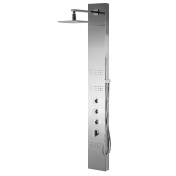 Panel sprchový Corsan Neo s termostatom i výtokovým ramenom i osvetelním LED
