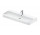 Umývadlo brúsená 120x47cm, Duravit Qatego - Biely lesklý