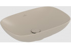 Umývadlo na postavenie na dosku Villeroy & Boch, Loop & Friends, Almond CeramicPlus, z prepadom