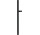 Sprchová tyč 810mm, Duravit - Čierna Matnéný
