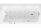 Vaňa s hydromasážou 150x75cm, Duravit Qatego, Combi-System E - Biely