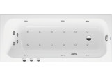 Vaňa s hydromasážou 160x70cm, Duravit Qatego, Combi-System P- Biela